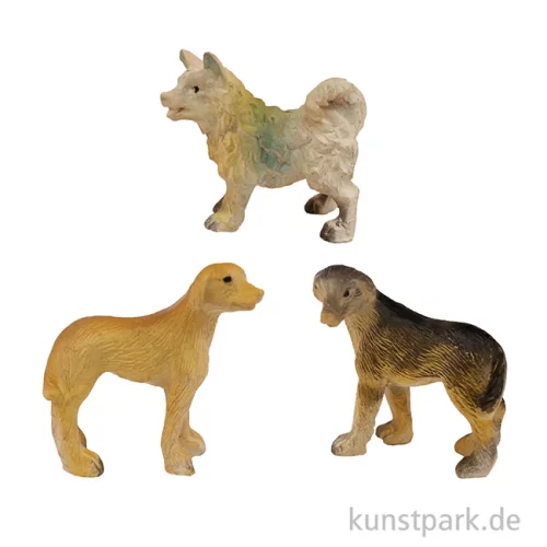Artikelbild 2 des Artikels “Miniatur Hunde, 3,1 cm, 3 Stück sortiert “