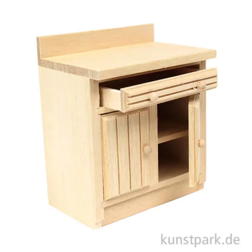 Artikelbild 2 des Artikels “Miniatur Küchenelement, Naturholz, 7,5 x 9 x 5 cm “