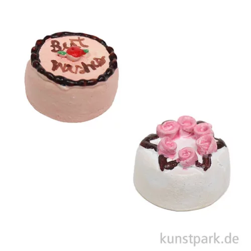 Artikelbild 2 des Artikels “Miniatur Torte, sortiert, 1,3 x 0,6 cm “