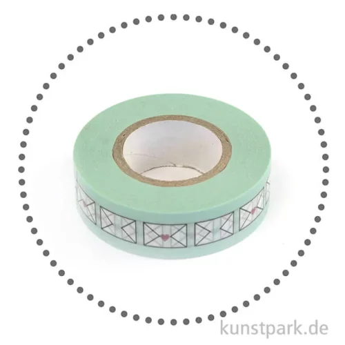 Artikelbild 2 des Artikels “Motiv-Klebeband Washi Tape - Briefumschläge, 15 mm, Rolle 15m “