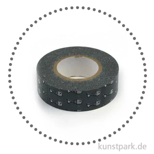Artikelbild 2 des Artikels “Motiv-Klebeband Washi Tape - Fische, 15 mm, Rolle 15m “