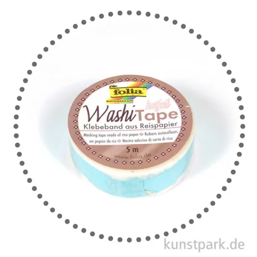 Artikelbild 2 des Artikels “Motiv-Klebeband Washi-Tape Hotfoil Eisblau Merry Christmas, 15 mm, 5 m Rolle “