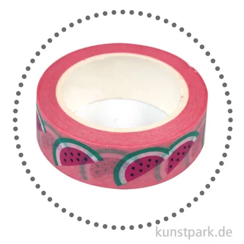 Artikelbild 2 des Artikels “Motiv-Klebeband Washi-Tape - Melon, 15 mm, 10 m Rolle “