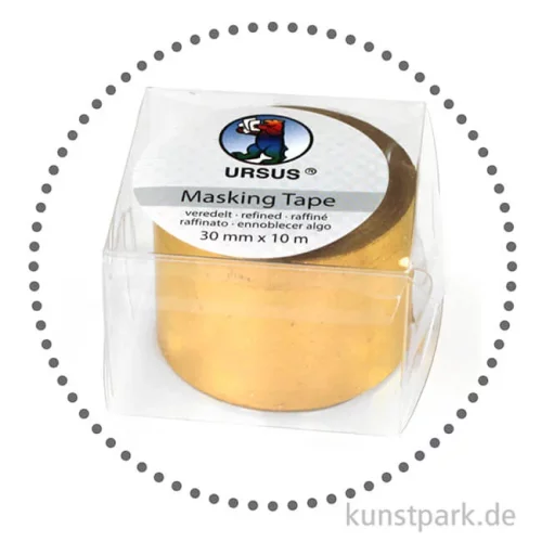 Artikelbild 2 des Artikels “Motiv-Klebeband Washitape - Metallic Gold, 30 mm, 10 m Rolle “