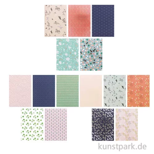 Artikelbild 2 des Artikels “Motivpapier Block - Jardin Japonais, 30 Blatt “