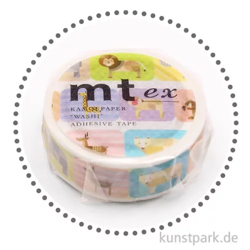 Artikelbild 2 des Artikels “MT Masking Tape Geometrische Tiere, 15 mm, 7 m Rolle “