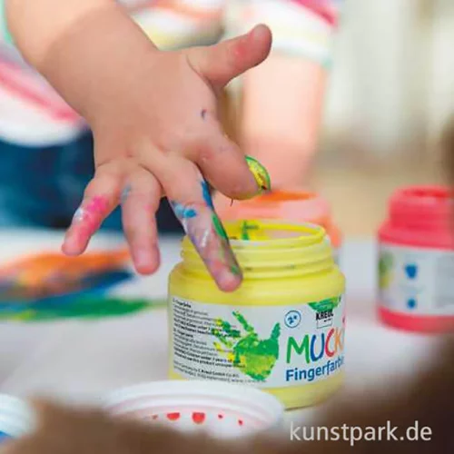 Artikelbild 2 des Artikels “MUCKI Fingerfarben Set - 4 x 150 ml “