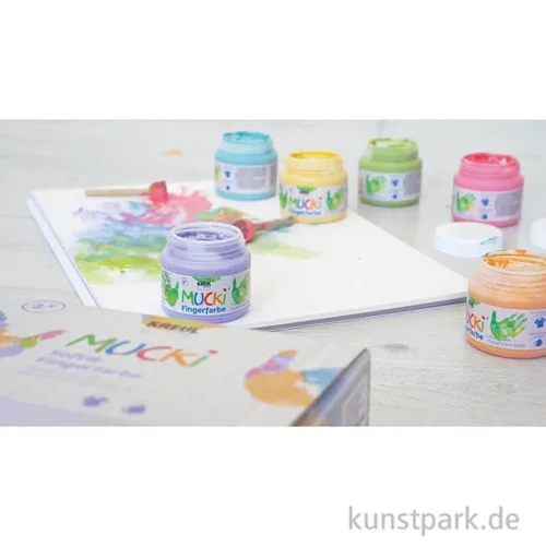 Artikelbild 2 des Artikels “MUCKI Softie-Fingerfarben Set, 6 x 150 ml “
