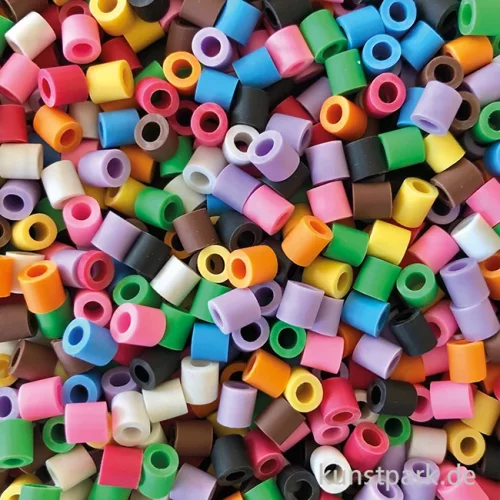 Artikelbild 2 des Artikels “NABBI BioBeads, 5 mm, 2500 Stück + 2 Platten, 10 Farben Mix “