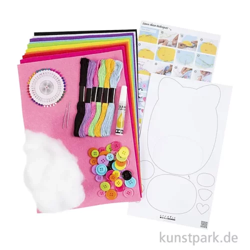 Artikelbild 2 des Artikels “Nähen Lernset mit Garn, Nadeln und Zubehör für Teddybären “