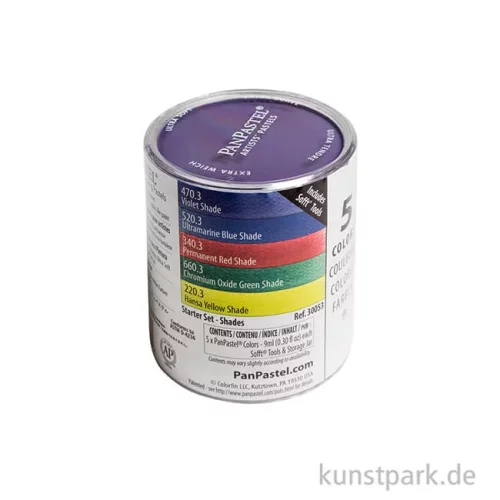 Artikelbild 2 des Artikels “PanPastel Starter Set - 5 x 9 ml gedeckt dunkle Farbtöne “
