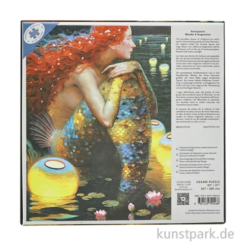 Artikelbild 2 des Artikels “PAPERBLANKS Puzzle - Erwartung, Meerjungfrau, 1000 Teile “