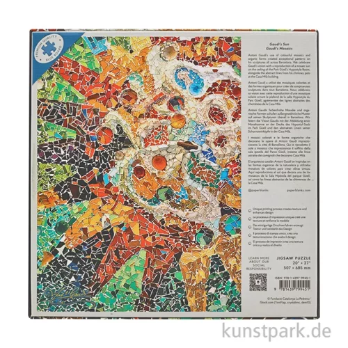 Artikelbild 2 des Artikels “PAPERBLANKS Puzzle - Gaudis Sonne, 1000 Teile “