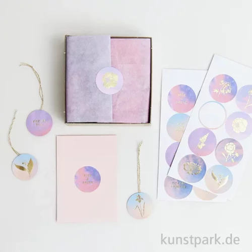 Artikelbild 2 des Artikels “Papiersticker - Blumen, The Sky is the Limit, 4 Bögen, 34 Aufkleber “