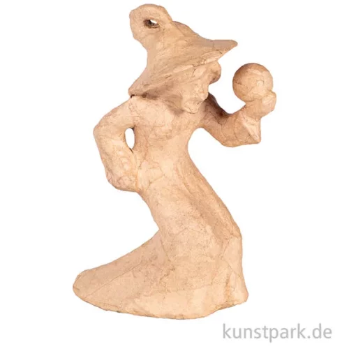 Artikelbild 2 des Artikels “Pappmaché Hexe mit Kristallkugel, 15 x 8 x 20 cm “