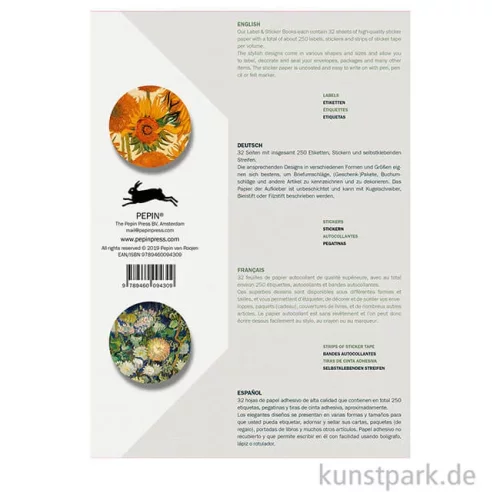 Artikelbild 2 des Artikels “PEPIN Labels, Sticker und Tapes - Vincent Van Gogh “