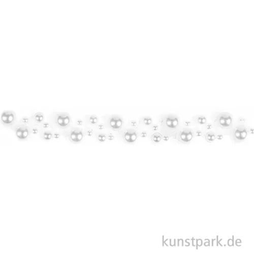 Artikelbild 2 des Artikels “Perlen Tape, Halbperlen Selbstklebend, Offwhite, 1,9 x 50 cm “