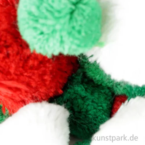Artikelbild 2 des Artikels “Pompon-Mix - Klassische Weihnachten, 60 Stück sortiert “