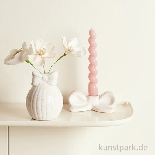 Artikelbild 2 des Artikels “Porzellan Vase, Kugel mit Schleife, 11 x 8 x 8 cm “