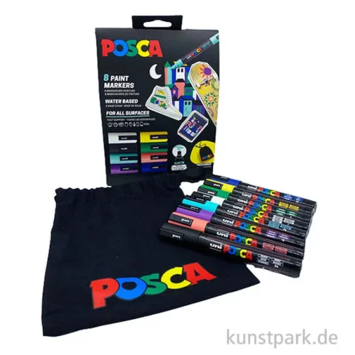 Artikelbild 2 des Artikels “POSCA Marker Set PC-5M, medium 1,8-2,5 mm, 8er Aktionsset “