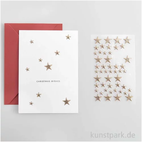 Artikelbild 2 des Artikels “Puffy Sticker - Sterne, Gold, 58 Aufkleber “
