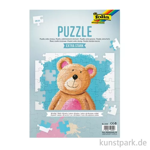 Artikelbild 2 des Artikels “Puzzle aus starkem Karton, DIN A4 - blanko weiß “