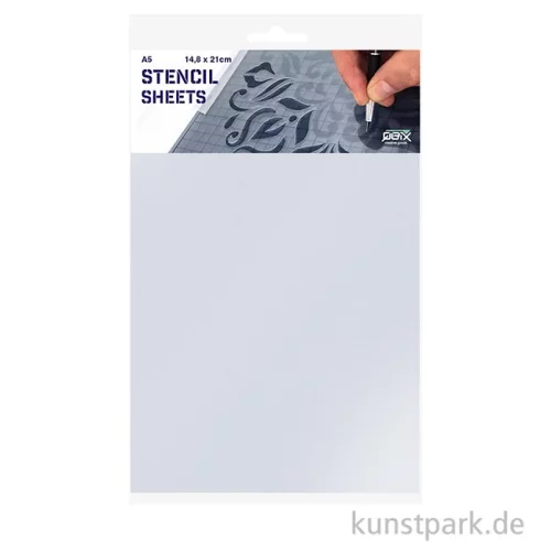 Artikelbild 2 des Artikels “QBIX Stencil Sheets zum Schablonen selber machen, 0,2 mm, 10 Blatt, A5 “