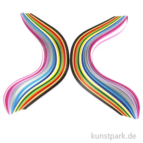 Artikelbild 2 des Artikels “Quilling-Streifen Set, 280 Stück - farbig sortiert “