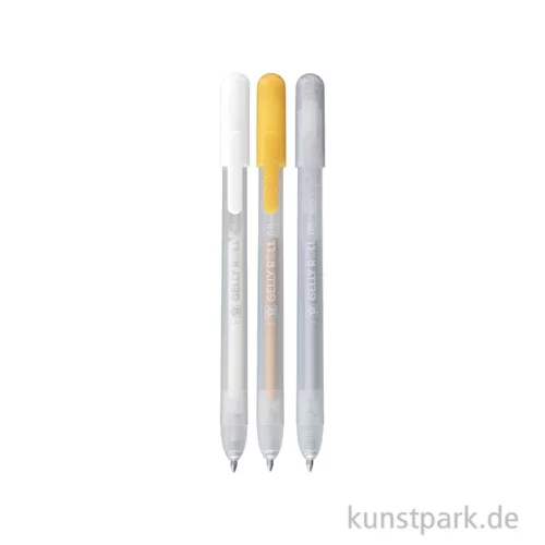 Artikelbild 2 des Artikels “Sakura Gelly Roll 3er Set, Retractable, Gold-Silber-Weiß “