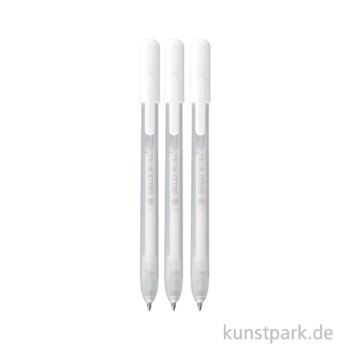 Artikelbild 2 des Artikels “Sakura Gelly Roll 3er Set, Retractable, Weiße Gelstifte “