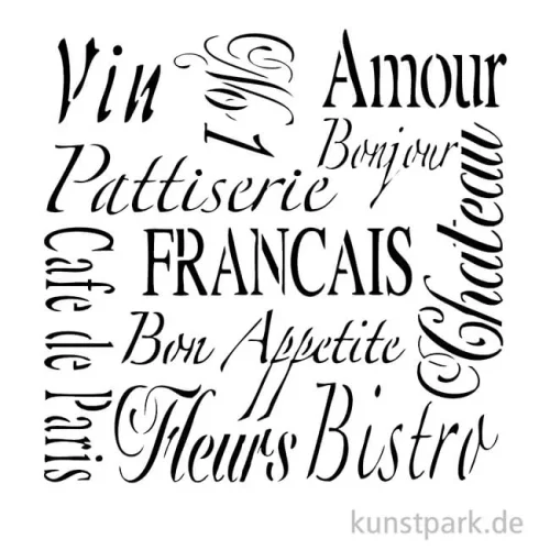 Artikelbild 2 des Artikels “Schablone 30,5x30,5 cm - French Living “