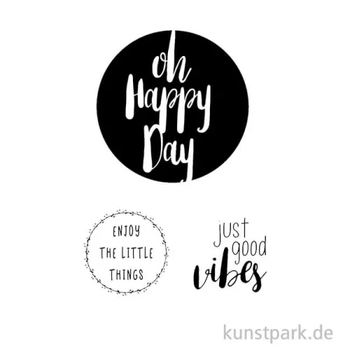 Artikelbild 2 des Artikels “Schablone - Happy Day, mit Rakel, DIN A4 “
