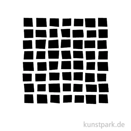 Artikelbild 2 des Artikels “Schablone - Irre Quadrate, Größe 110x110 mm “