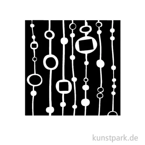 Artikelbild 2 des Artikels “Schablone - Perlvorhang, Größe 110x110 mm “
