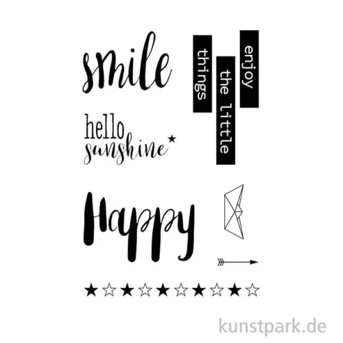Artikelbild 2 des Artikels “Schablone - Smile, mit Rakel, DIN A4 “
