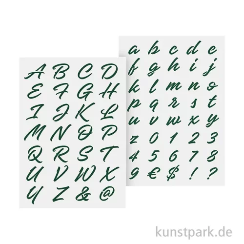 Artikelbild 2 des Artikels “Schablonen - Alphabet Set, Groß + Kleinbuchstaben, Ornamental, A4 “
