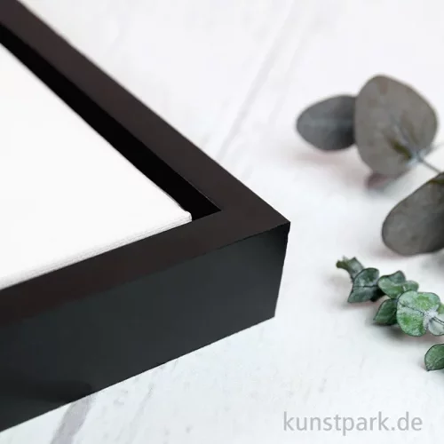 Artikelbild 2 des Artikels “Schattenfugenrahmen mit Keilrahmen - Schwarz “