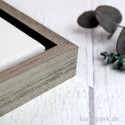 Artikelbild 2 des Artikels “Schattenfugenrahmen mit Keilrahmen - Silber “