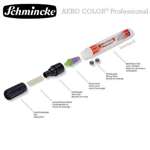 Artikelbild 2 des Artikels “Schmincke AEROCOLOR Liner Ersatzspitzen, 2 Stück “