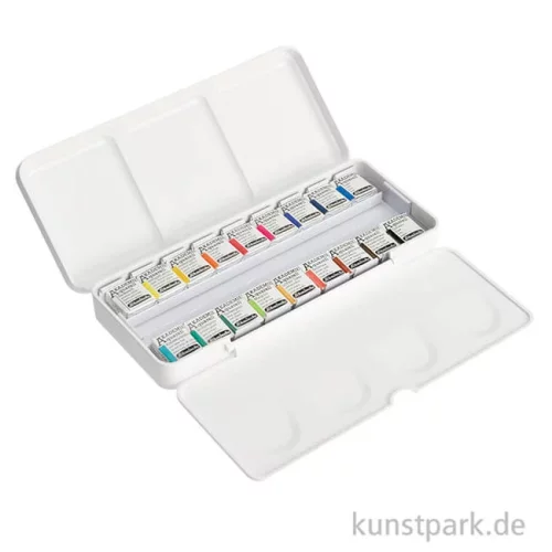 Artikelbild 2 des Artikels “Schmincke AKADEMIE Aquarellkasten mit Pinselhalter, 18 x 1/2 Näpfchen “