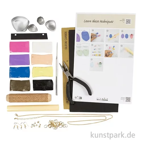 Artikelbild 2 des Artikels “Schmuck Starter Bastelset mit viel Zubehör - Modellieren “