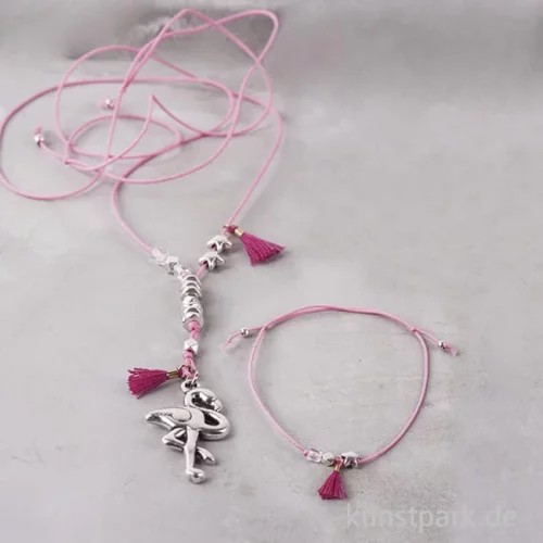 Artikelbild 2 des Artikels “Schmuckset - Vaia Flamingo für 1 Kette und 1 Armband “