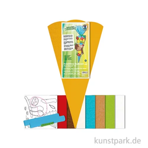 Artikelbild 2 des Artikels “Schultüten-Bastelset Mini - Faultier, mit umfangreichem Zubehör “