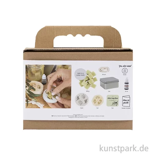 Artikelbild 2 des Artikels “Seifengießen Set - Luffa, Muscheln, Olivgrün “