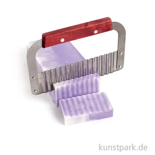 Artikelbild 2 des Artikels “Seifenschneider aus Edelstahl, Glatt + Geriffelt, 2er Set “