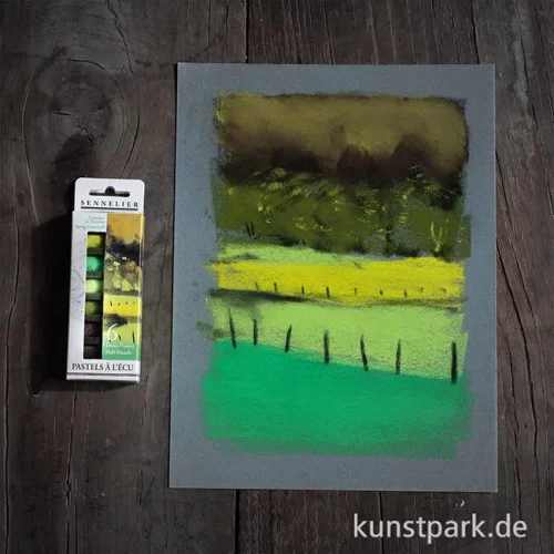 Artikelbild 2 des Artikels “Sennelier Softpastell ECU - 6 x 1/2 Stifte, Frühlingslandschaft “