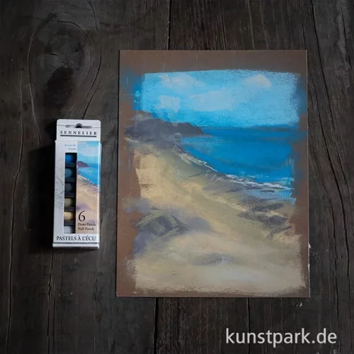Artikelbild 2 des Artikels “Sennelier Softpastell ECU - 6 x 1/2 Stifte, Meeresufer “
