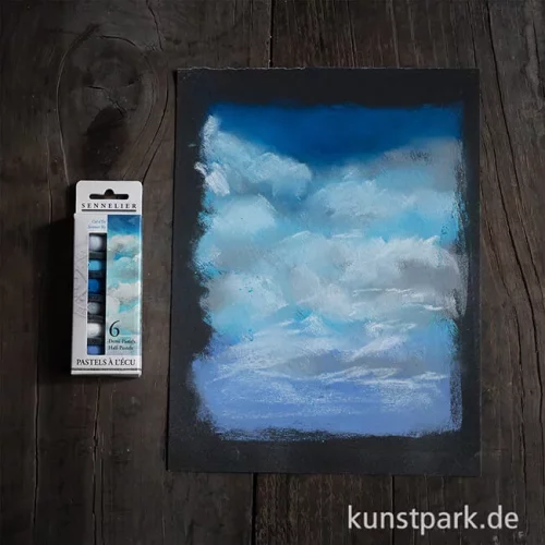 Artikelbild 2 des Artikels “Sennelier Softpastell ECU - 6 x 1/2 Stifte, Sommerhimmel “
