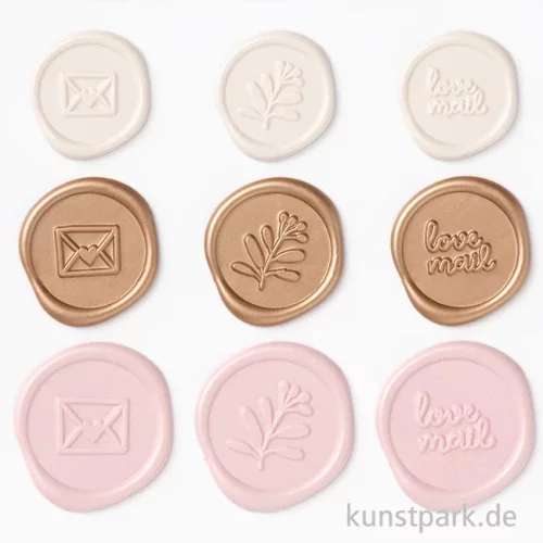Artikelbild 2 des Artikels “Siegel Sticker - ROMANTIC, 9 Stück “