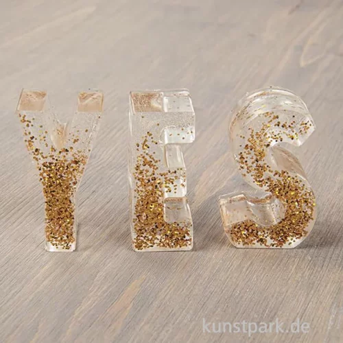Artikelbild 2 des Artikels “Silikon Gießform - ABC, 2-teilige Form mit 26 Buchstaben “
